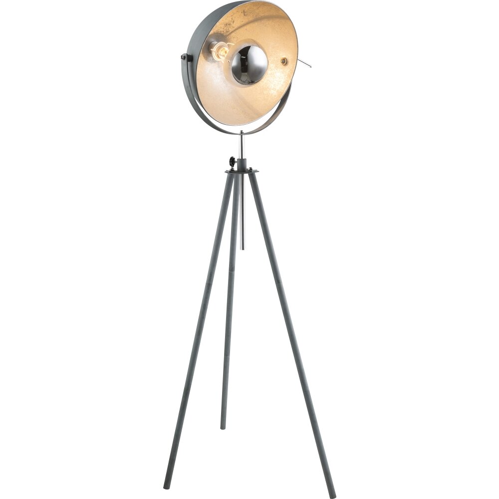 Globo MIRAM Stehleuchte Grau, 1-flammig main product photo
