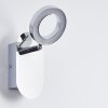 Adel Wandspot LED Chrom, 1-flammig