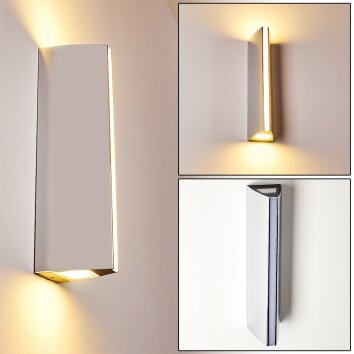 Rotterdamm Außenwandleuchte LED Chrom, 1-flammig