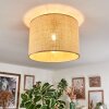 Sabadim Deckenleuchte 40 cm beige, Naturfarben, 1-flammig