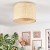 Sabadim Deckenleuchte 40 cm beige, Naturfarben, 1-flammig