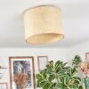 Sabadim Deckenleuchte 40 cm beige, Naturfarben, 1-flammig