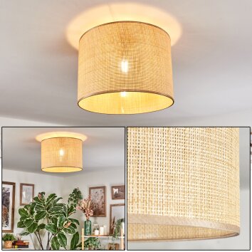 Sabadim Deckenleuchte 40 cm beige, Naturfarben, 1-flammig Sabadim Deckenleuchte 40 cm beige, Naturfarben, 1-flammig