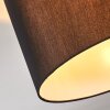 Soungou Deckenleuchte 38 cm Schwarz, Weiß, 1-flammig