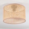 Barcos Deckenleuchte 35 cm Braun, Naturfarben, 1-flammig