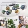 Koyoto Deckenleuchte Glas 15 cm Blau, Gold, Grün, 8-flammig