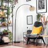 Ripoll Bogenlampe Glas 25 cm Schwarz, 1-flammig
