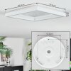 Xarel Deckenleuchte LED Weiß, 1-flammig
