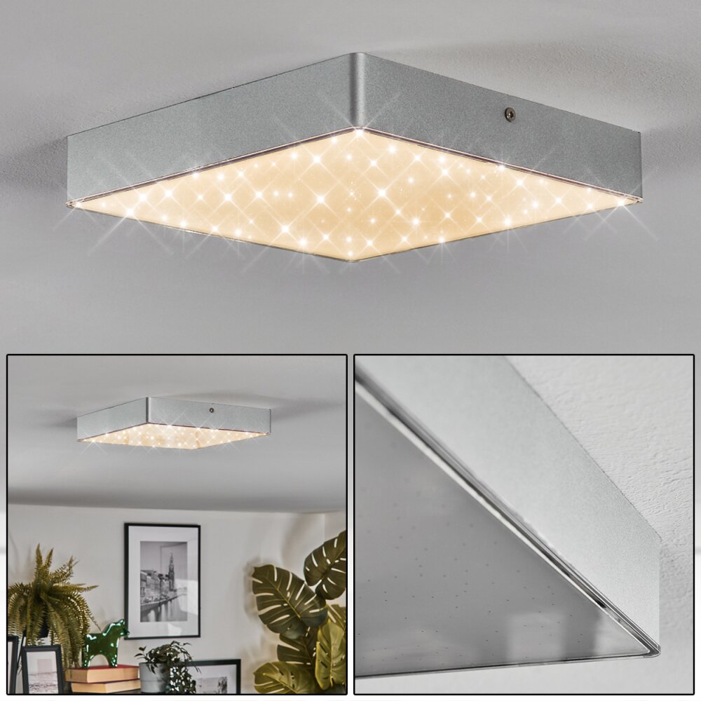 Esmar Deckenleuchte LED Silber, 1-flammig main product photo