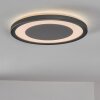 Gelan Deckenleuchte LED Schwarz, Weiß, 1-flammig