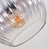 Koyoto Deckenleuchte Glas 15 cm Klar, Rauchfarben, 5-flammig