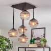 Koyoto Deckenleuchte Glas 15 cm Klar, Rauchfarben, 5-flammig