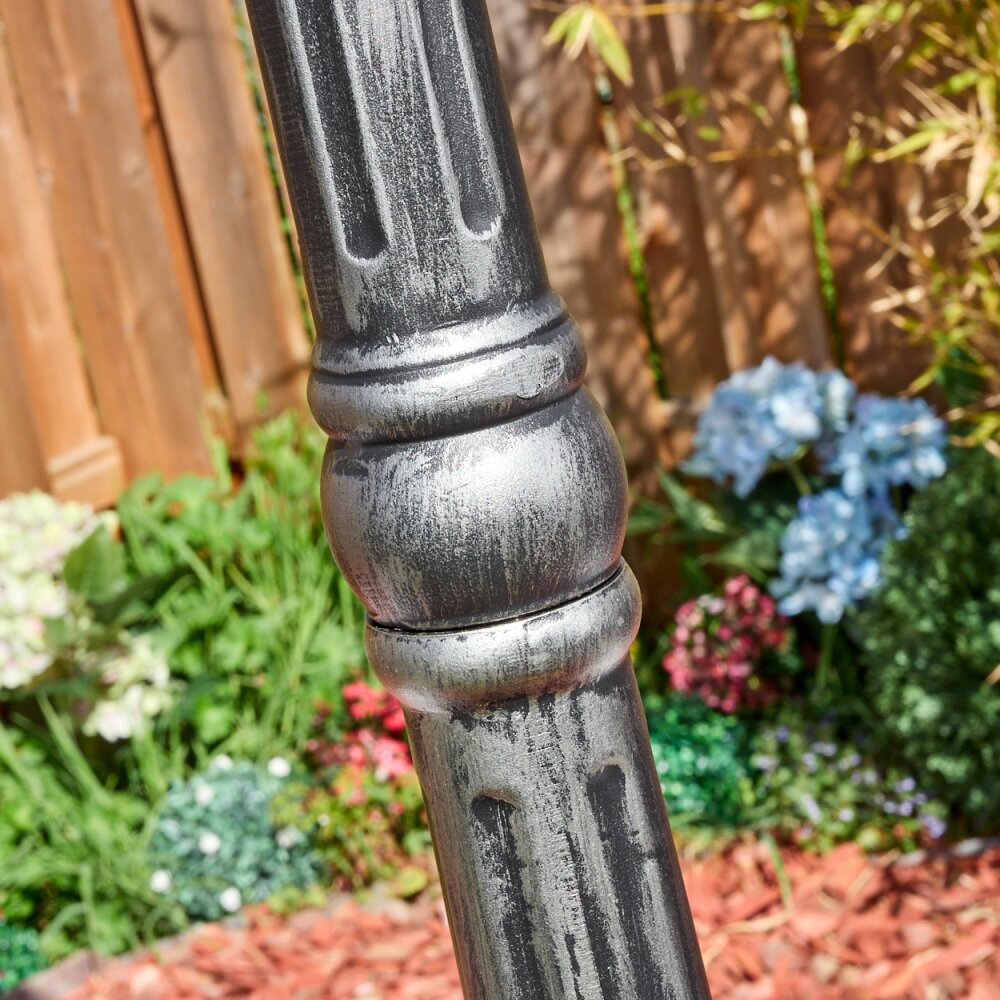 Lignac Kandelaber Schwarz, Silber, 1-flammig