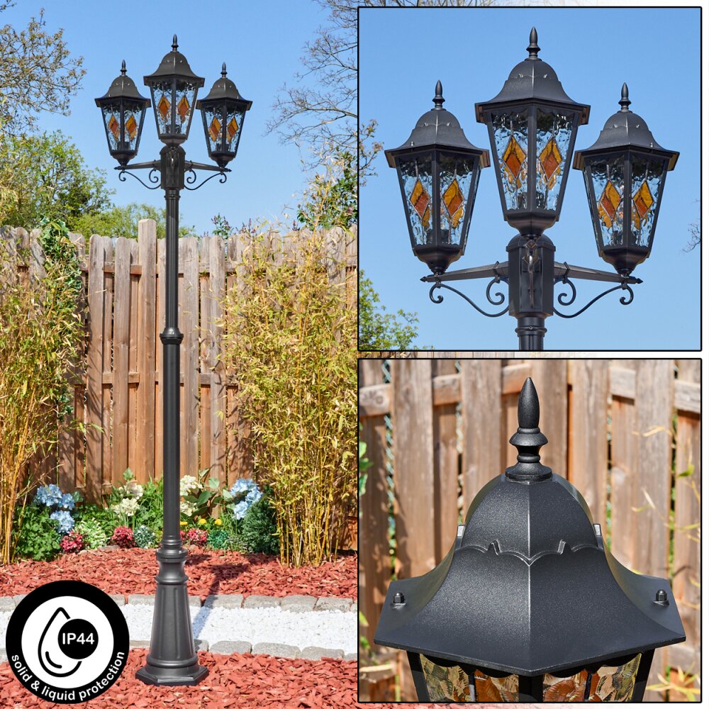 Hongkong Kandelaber Schwarz, 3-flammig main product photo