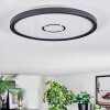 Simonstorp Deckenleuchte LED Schwarz, Weiß, 1-flammig