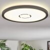 Simonstorp Deckenleuchte LED Schwarz, Weiß, 1-flammig