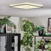 Simonstorp Deckenleuchte LED Silber, Weiß, 1-flammig