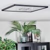 Simonstorp Deckenleuchte LED Schwarz, Weiß, 1-flammig
