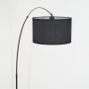 Bassagoda Stehleuchte 35 cm Chrom, Schwarz, 1-flammig