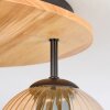 Koyoto Deckenleuchte Glas 15 cm Naturfarben, Schwarz, 3-flammig