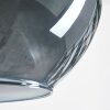 Ripoll Hängeleuchte Glas 25 cm Blau, Gold, Grün, Kupferfarben, 8-flammig