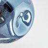 Ripoll Deckenleuchte Glas 15 cm Blau, Grün, Kupferfarben, 5-flammig