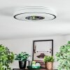 Loron Deckenleuchte LED Silber, Weiß, 1-flammig