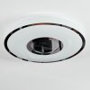 Loron Deckenleuchte LED Silber, Weiß, 1-flammig
