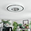 Loron Deckenleuchte LED Silber, Weiß, 1-flammig