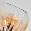 Koyoto Stehleuchte Glas 15 cm Bernsteinfarben, Klar, 3-flammig