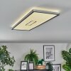 Simonstorp Deckenleuchte LED Silber, Weiß, 1-flammig