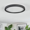 Xarel Deckenleuchte LED Schwarz, 1-flammig