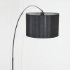 Soungou Stehleuchte 38 cm Chrom, Schwarz, 1-flammig