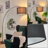 Bassagoda Stehleuchte 40 cm Chrom, Schwarz, 1-flammig