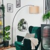 Soungou Stehleuchte 38 cm Chrom, Schwarz, 1-flammig