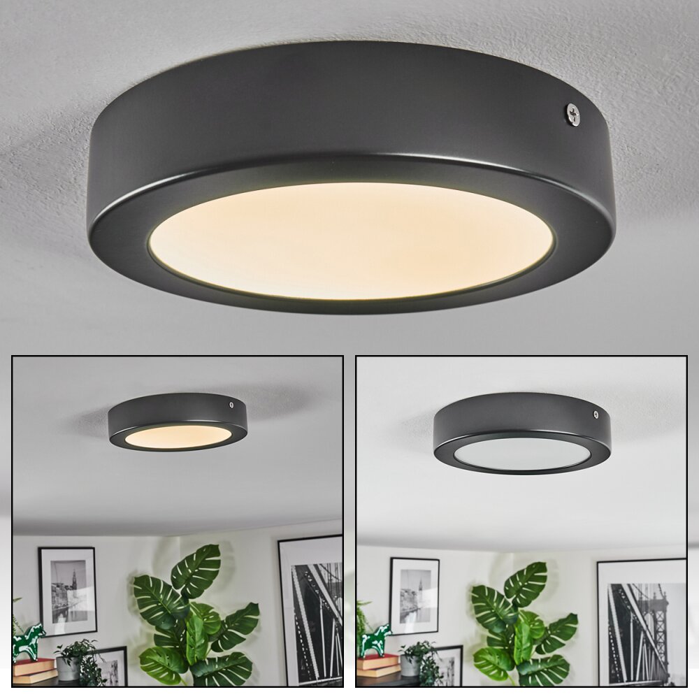 Isela Deckenleuchte LED Schwarz, 1-flammig main product photo