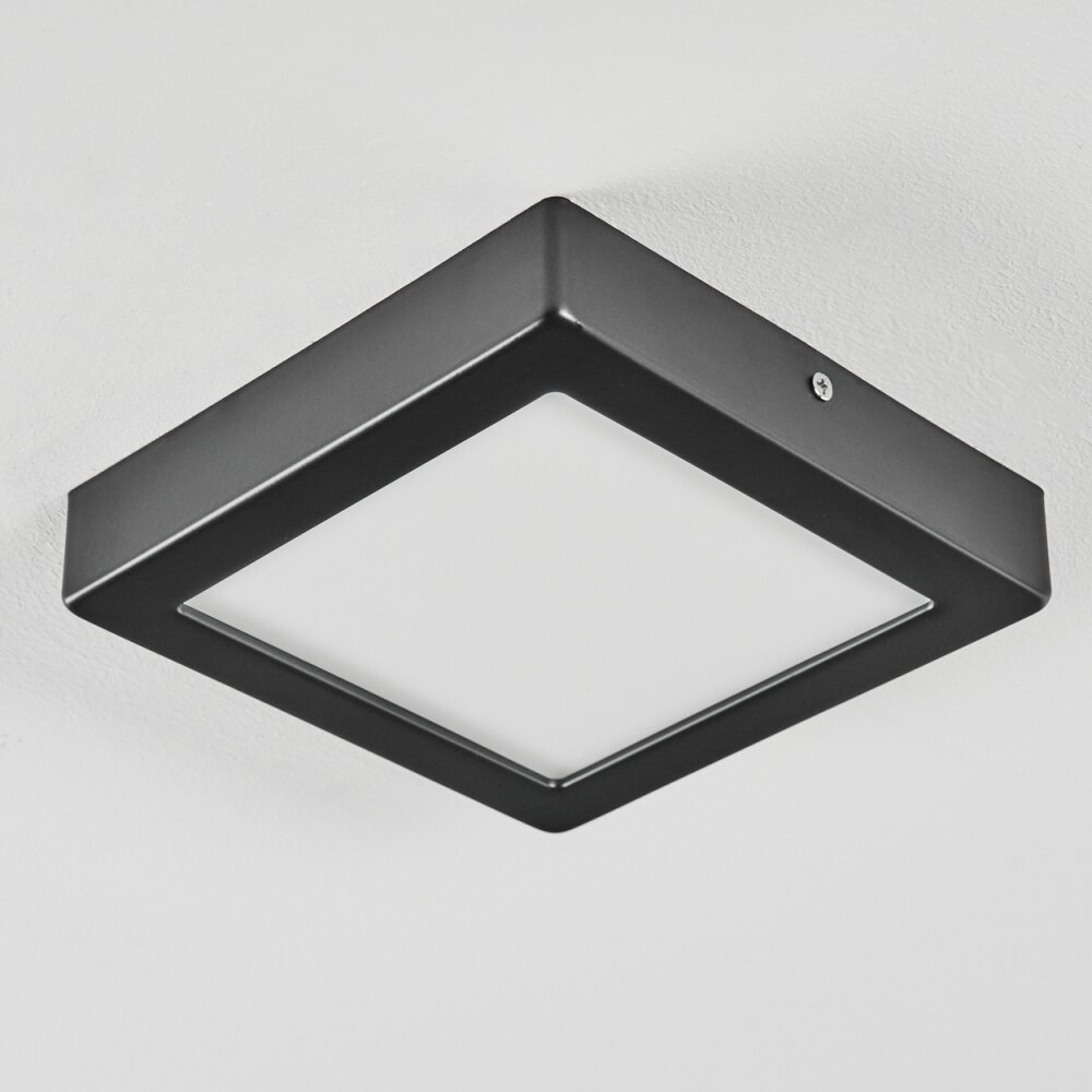 Isela Deckenleuchte LED Schwarz, 1-flammig