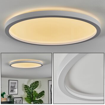 Xarel Deckenleuchte LED Weiß, 1-flammig
