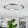 Xarel Deckenleuchte LED Silber, 1-flammig