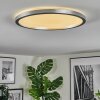 Xarel Deckenleuchte LED Silber, 1-flammig