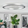 Xarel Deckenleuchte LED Silber, 1-flammig