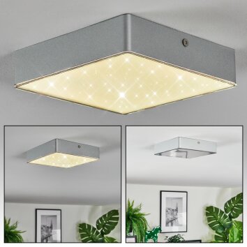 Elmar Deckenleuchte LED Silber, 1-flammig