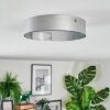 Elmar Deckenleuchte LED Silber, 1-flammig