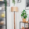 Soungou Stehleuchte 38 cm Naturfarben, Schwarz, 1-flammig