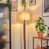 Soungou Stehleuchte 38 cm Naturfarben, Schwarz, 1-flammig