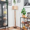 Soungou Stehleuchte 38 cm Naturfarben, Schwarz, 1-flammig