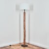 Bassagoda Stehleuchte 35 cm Naturfarben, Schwarz, 1-flammig