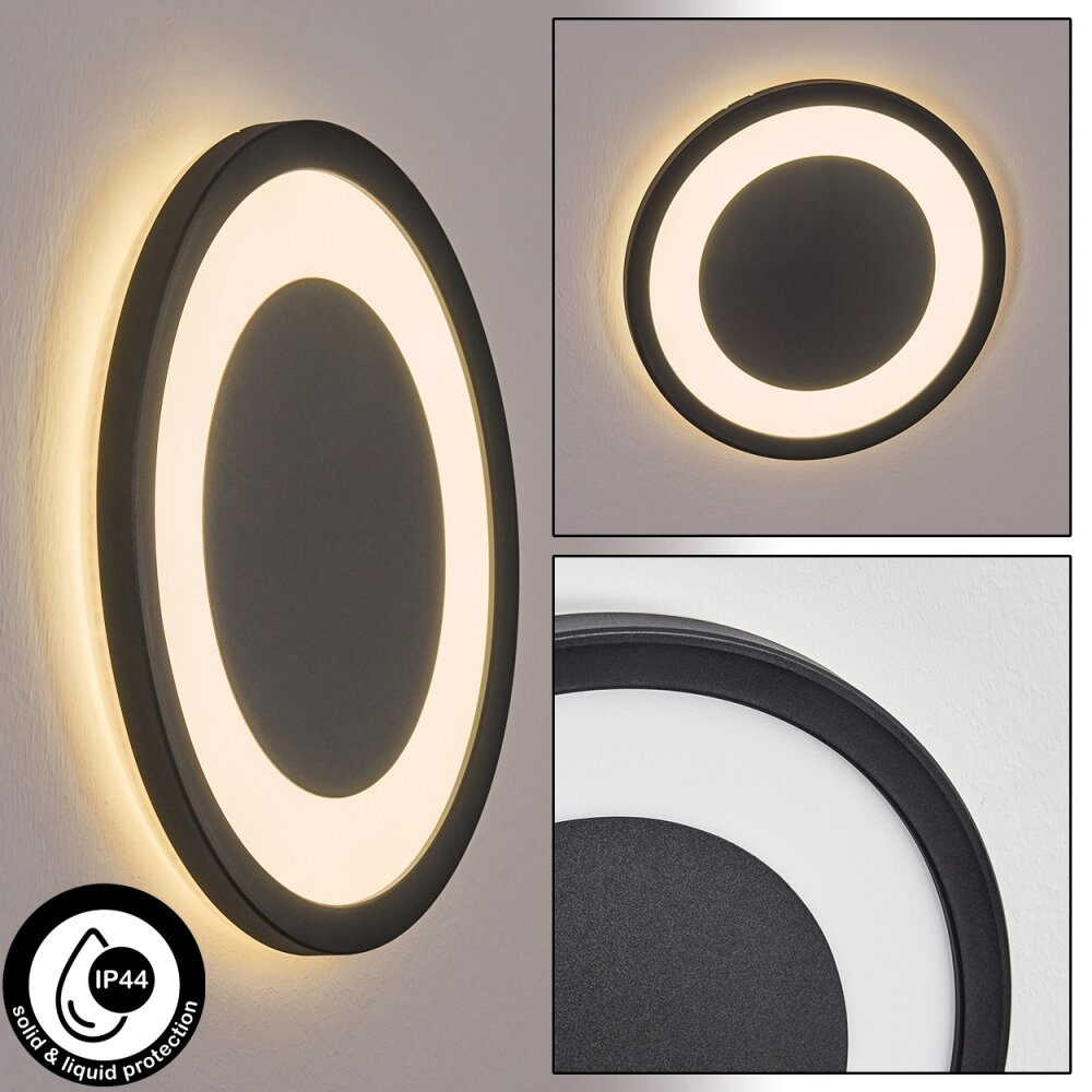Gelan Wandleuchte LED Schwarz, Weiß, 1-flammig main product photo