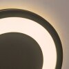 Gelan Wandleuchte LED Schwarz, Weiß, 1-flammig