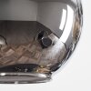 Koyoto Hängeleuchte Glas 20 cm Bernsteinfarben, Chrom, Klar, Rauchfarben, 8-flammig